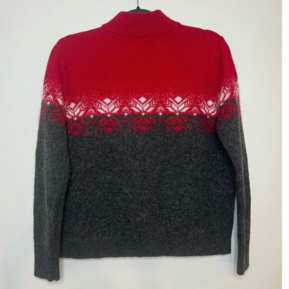 Genuine Sonoma Jean Company Vintage Wool Blend Jacket Full Zip Red Long Sleeve - Picture 4 of 5